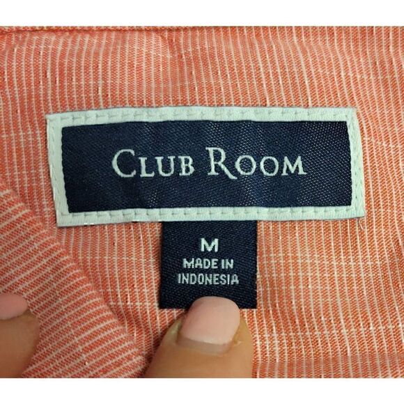 Mens Medium Button Down  Short Sleeve  Crew Neck Collared Hawaiian Shirts - Picture 11 of 16